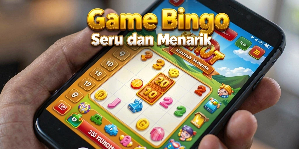 Tampilan gameplay Bingo yang seru dan interaktif di 62HOT.