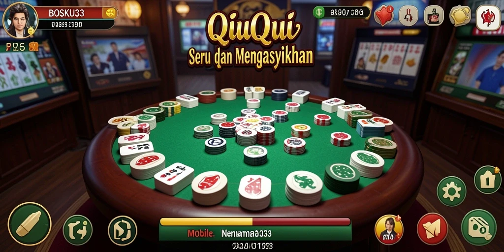 Tampilkan gameplay QiuQiu yang mendebarkan dan seru.
