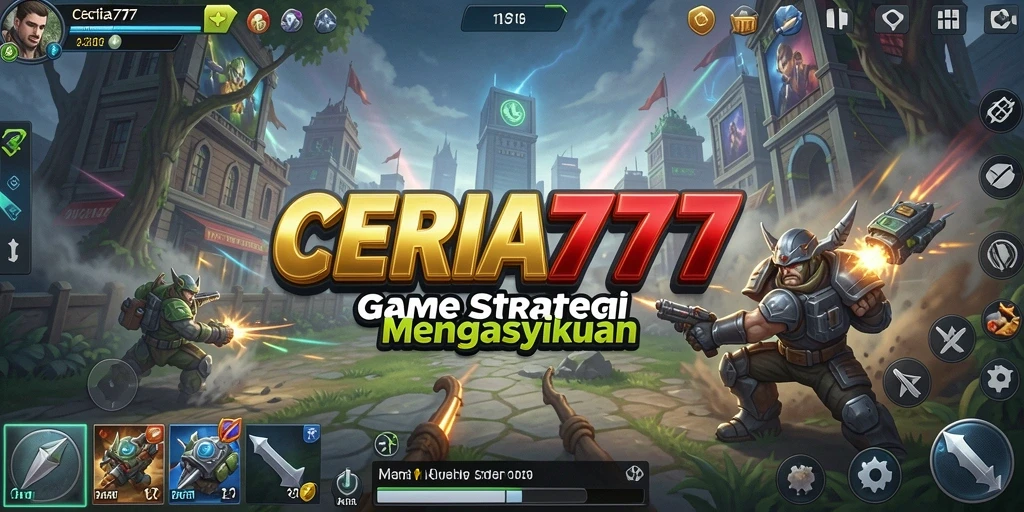 Tampilan gameplay seru dari CERIA777 yang menunjukkan strategi mendalam.
