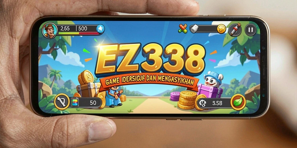 Tampilan gameplay EZ338 yang menarik dan adiktif.
