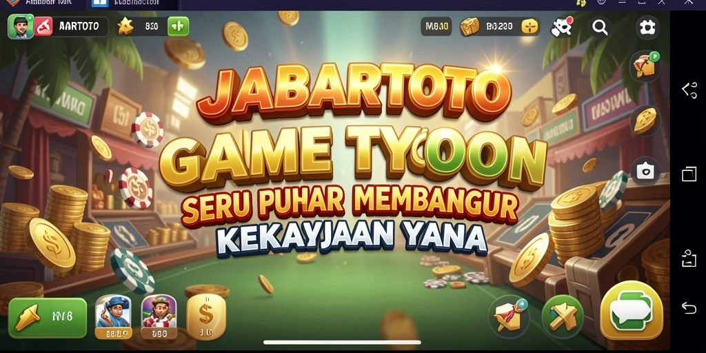 Tampilan gameplay seru dalam JABARTOTO yang menunjukkan strategi bisnis.