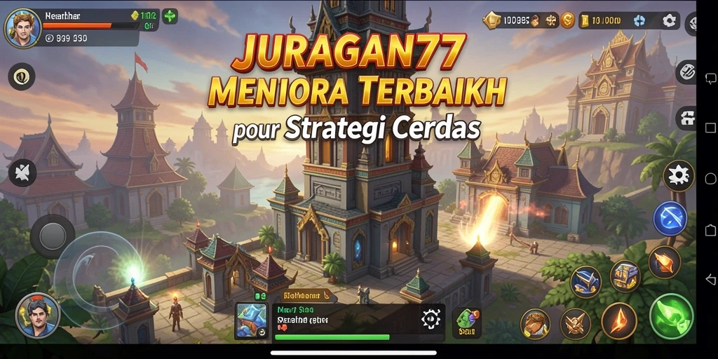 Tampilan gameplay JURAGAN77 menunjukkan strategi Tower Defense yang menarik.
