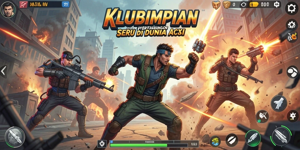 Tampilan gameplay seru dan menegangkan dari KLUBIMPIAN.
