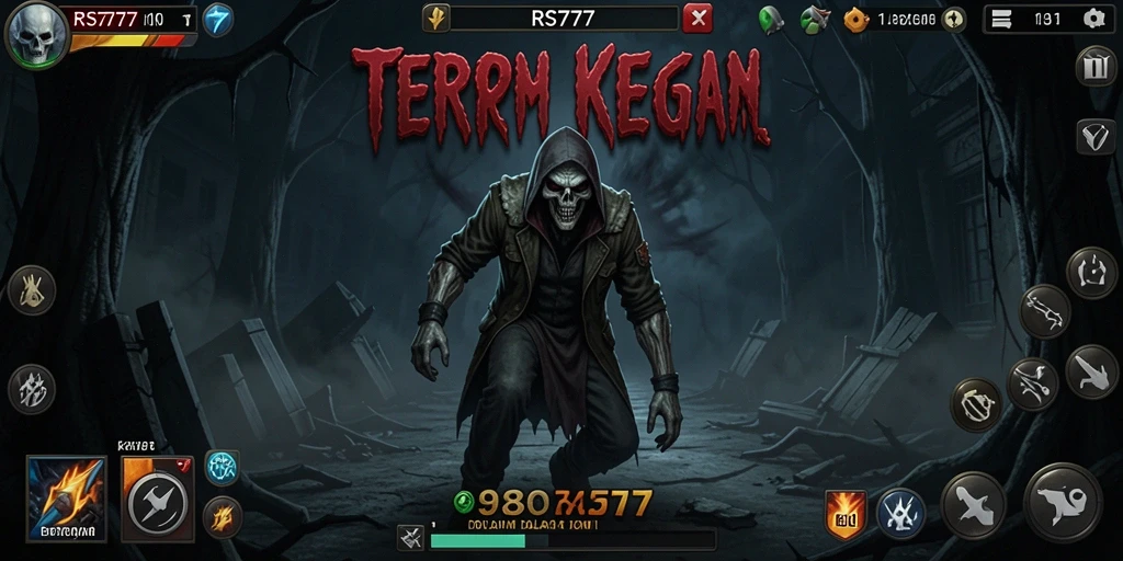 Gameplay RS777 yang menegangkan dengan momen-momen seram.
